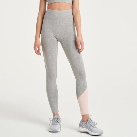 We Over Me Bandier Inversion Leggings Grey Pink - Picture 1 of 6